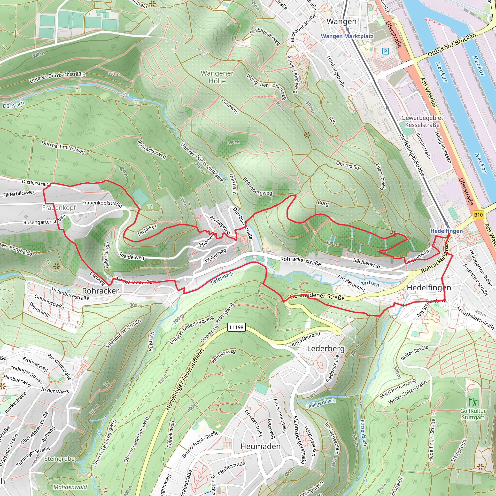 Zwergenparadies am Eselweg Loop mobile static map