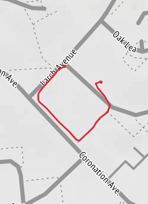 County Durham Walking mobile static map