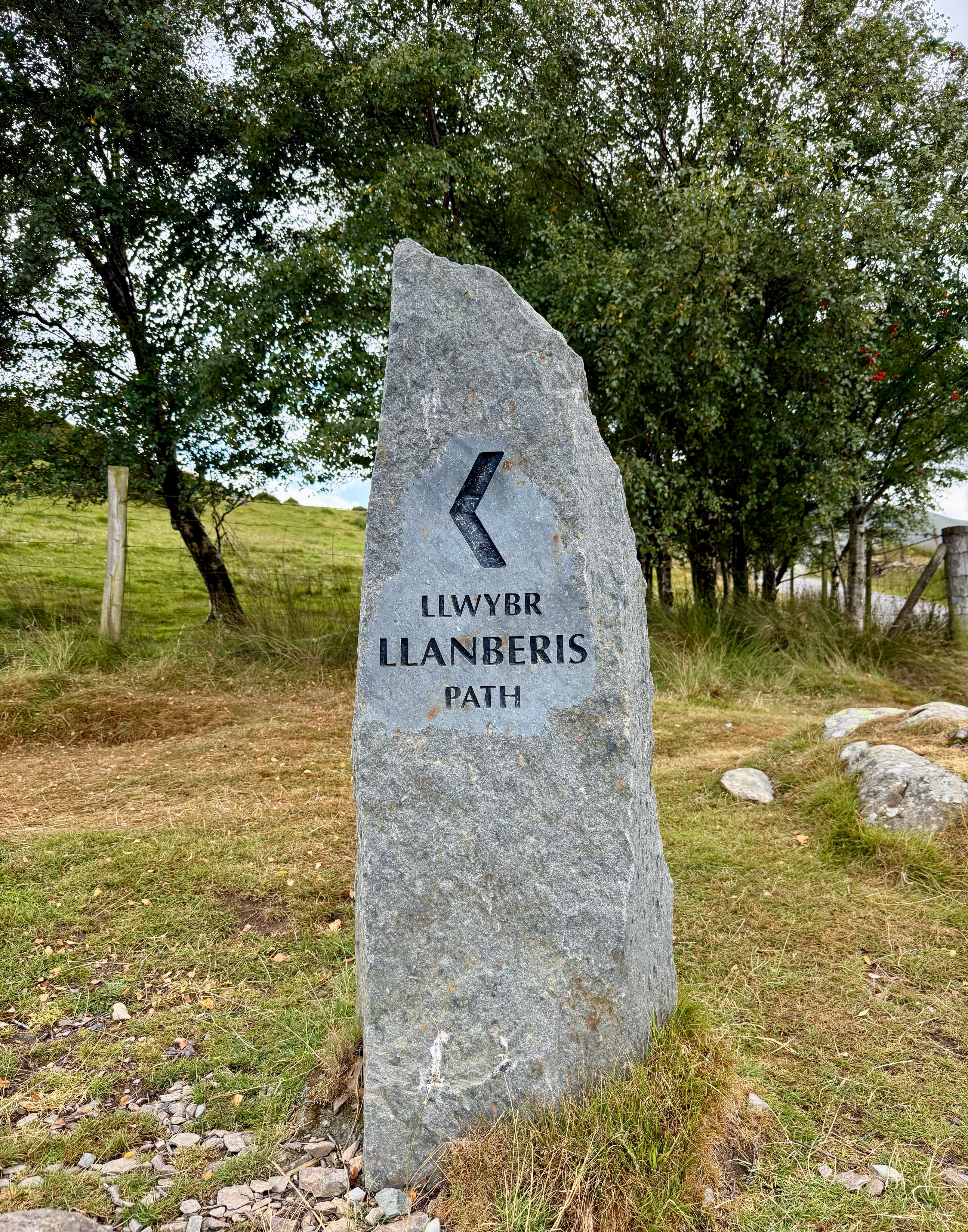 A map preview of the recording Snowdon Llanberis Path.