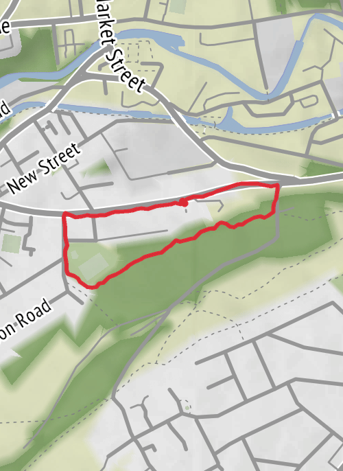 Kirklees Hiking mobile static map