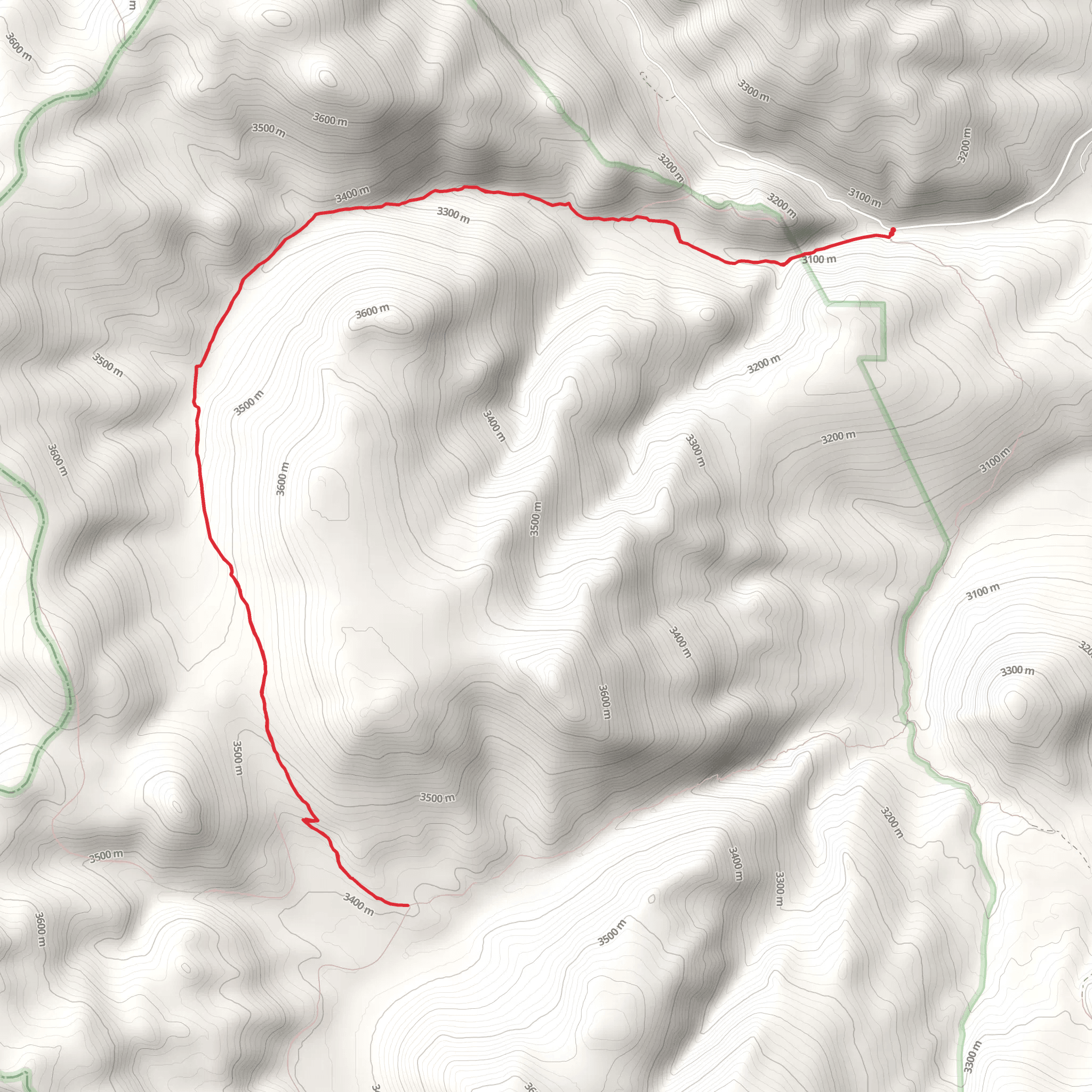 Rich Creek Trail mobile static map