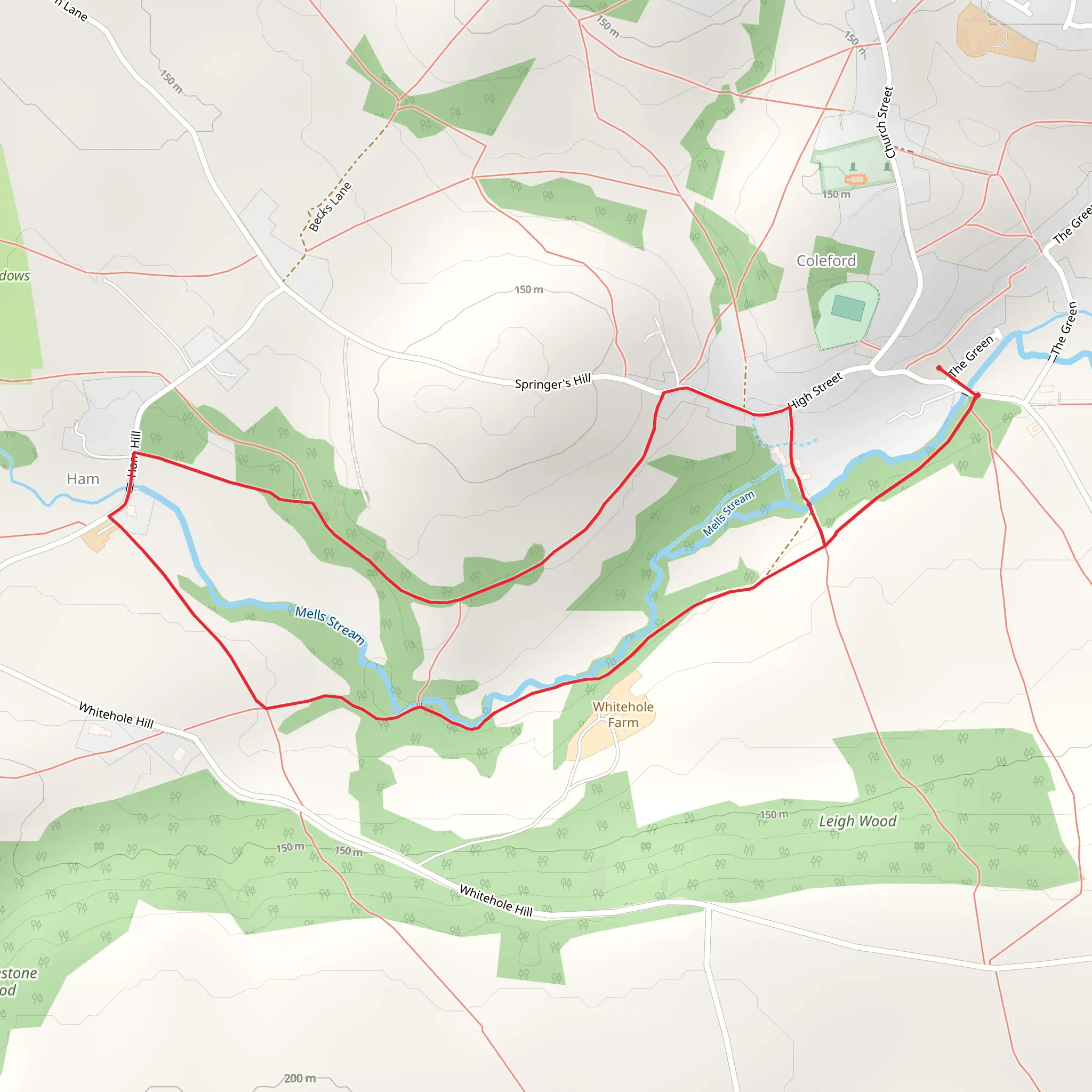 Ham Bridge and Mells Stream Loop | Somerset | England