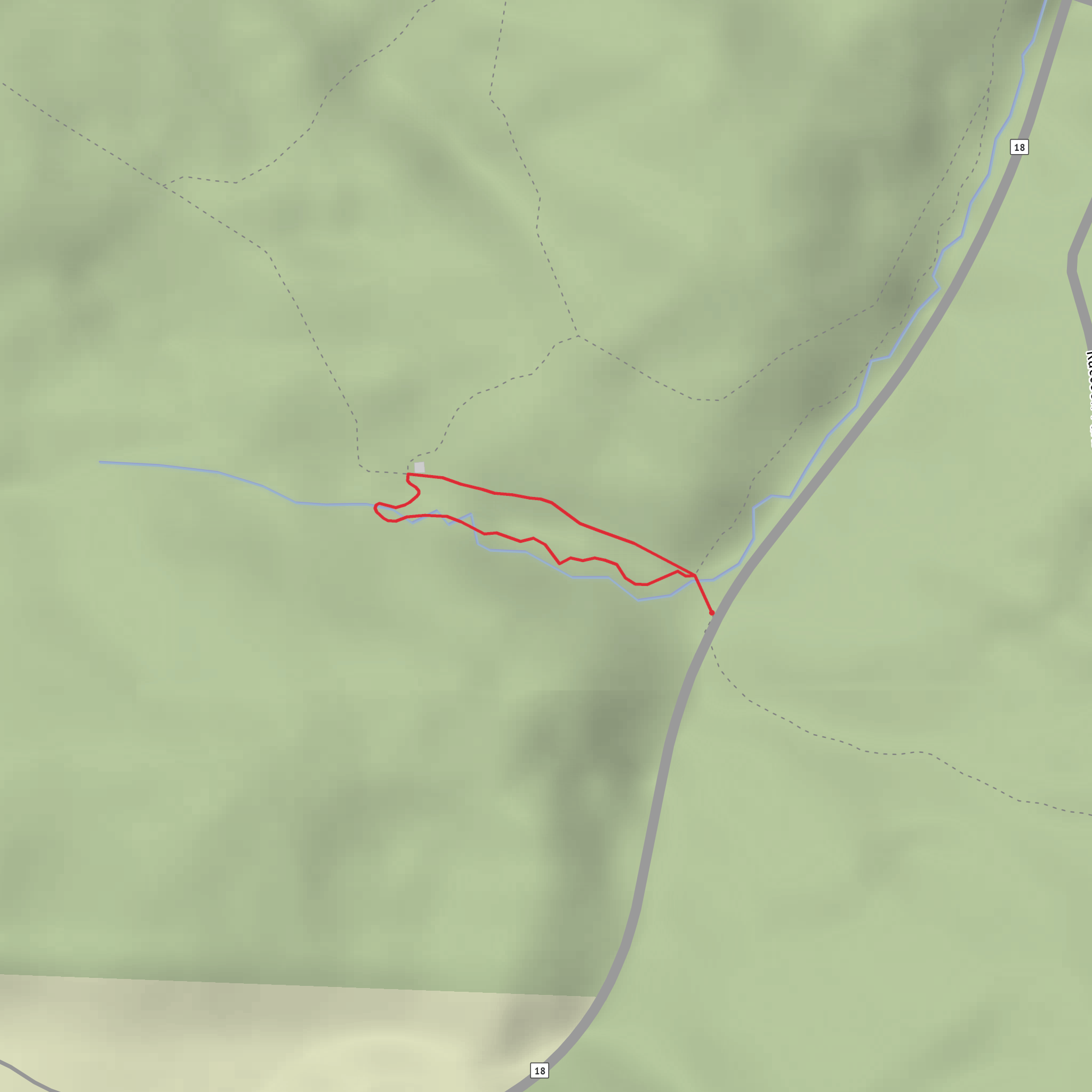 Frankfort Mineral Springs Falls mobile static map