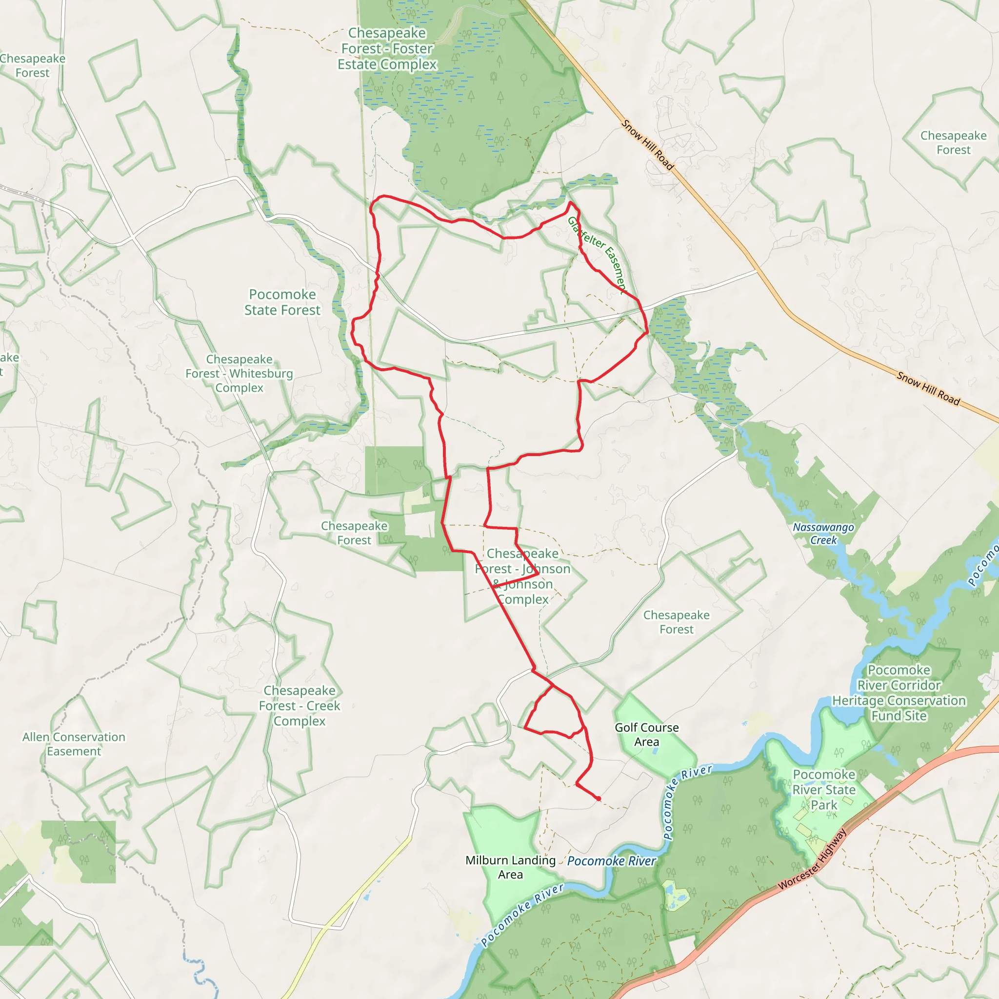 Corbin - Furnance Loop mobile static map