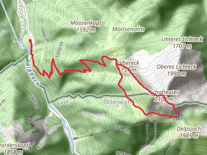 Tolzer Hutte Loop via Schafreuter