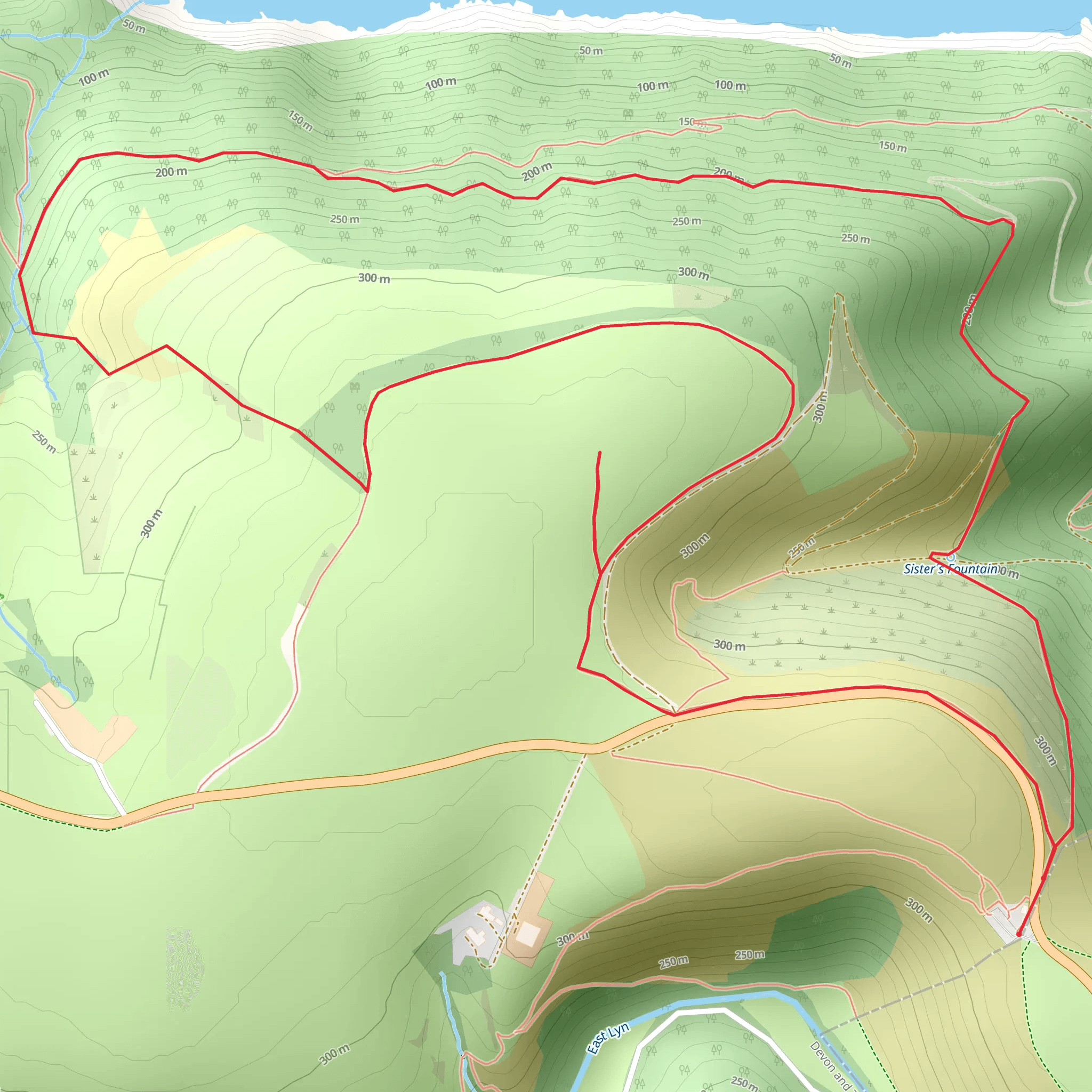 Old Burrow Roman Walk mobile static map