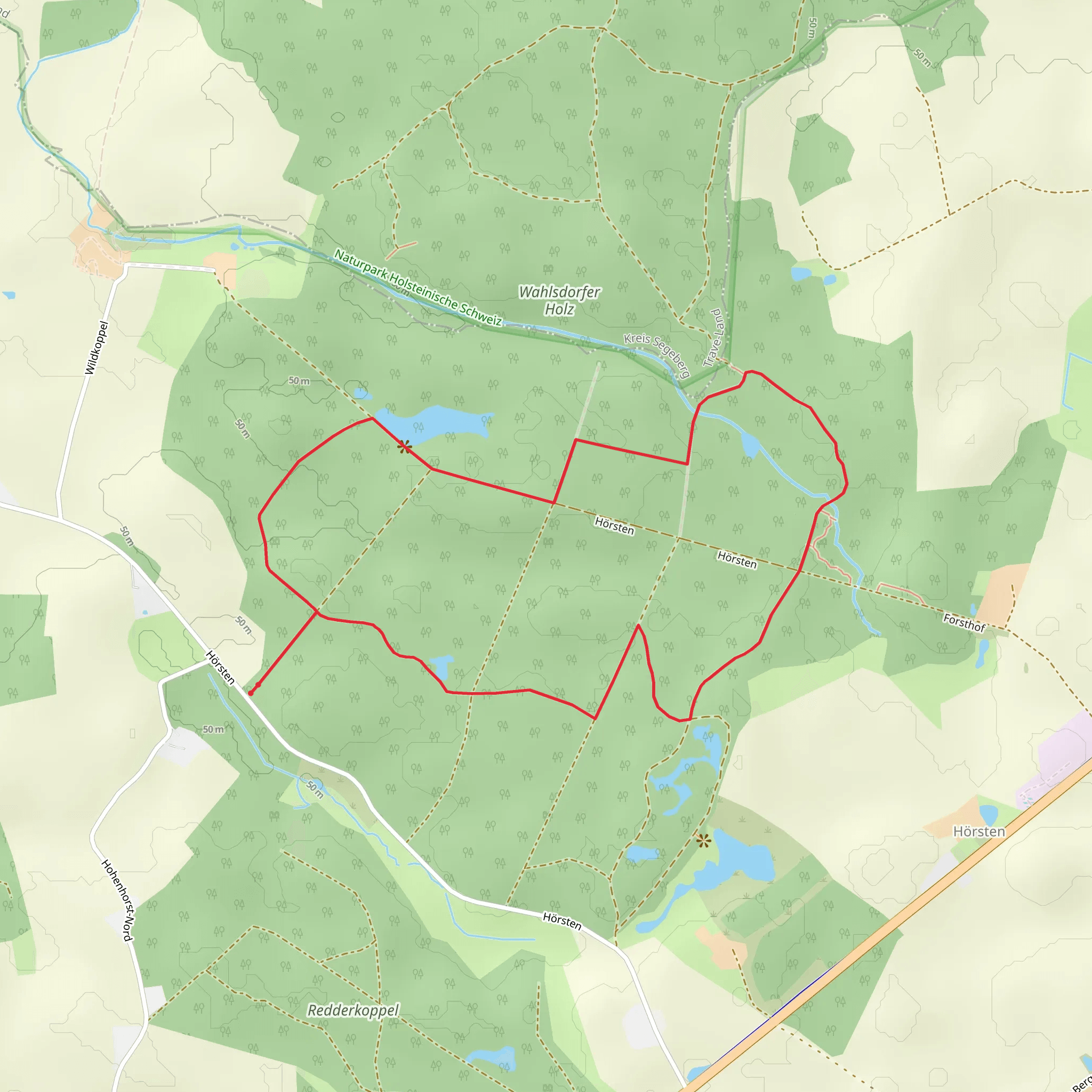 Ornithologischer Beoabachtungsstand Loop mobile static map