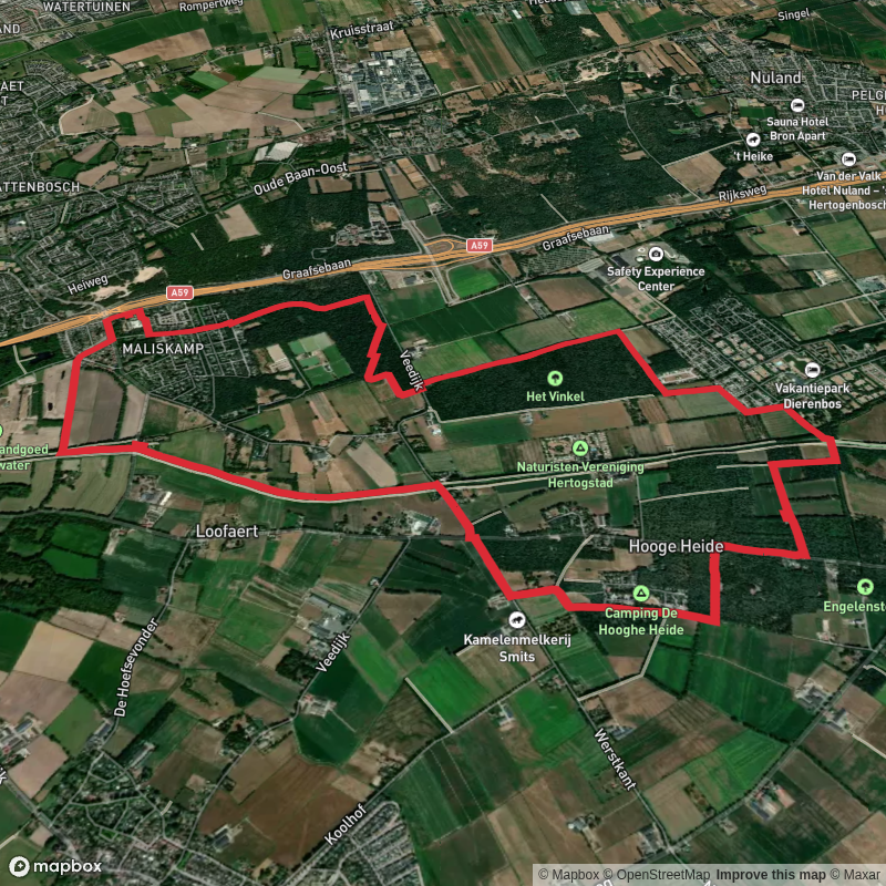 Eikenburg, Hooge Heide and Werstkant Loop
