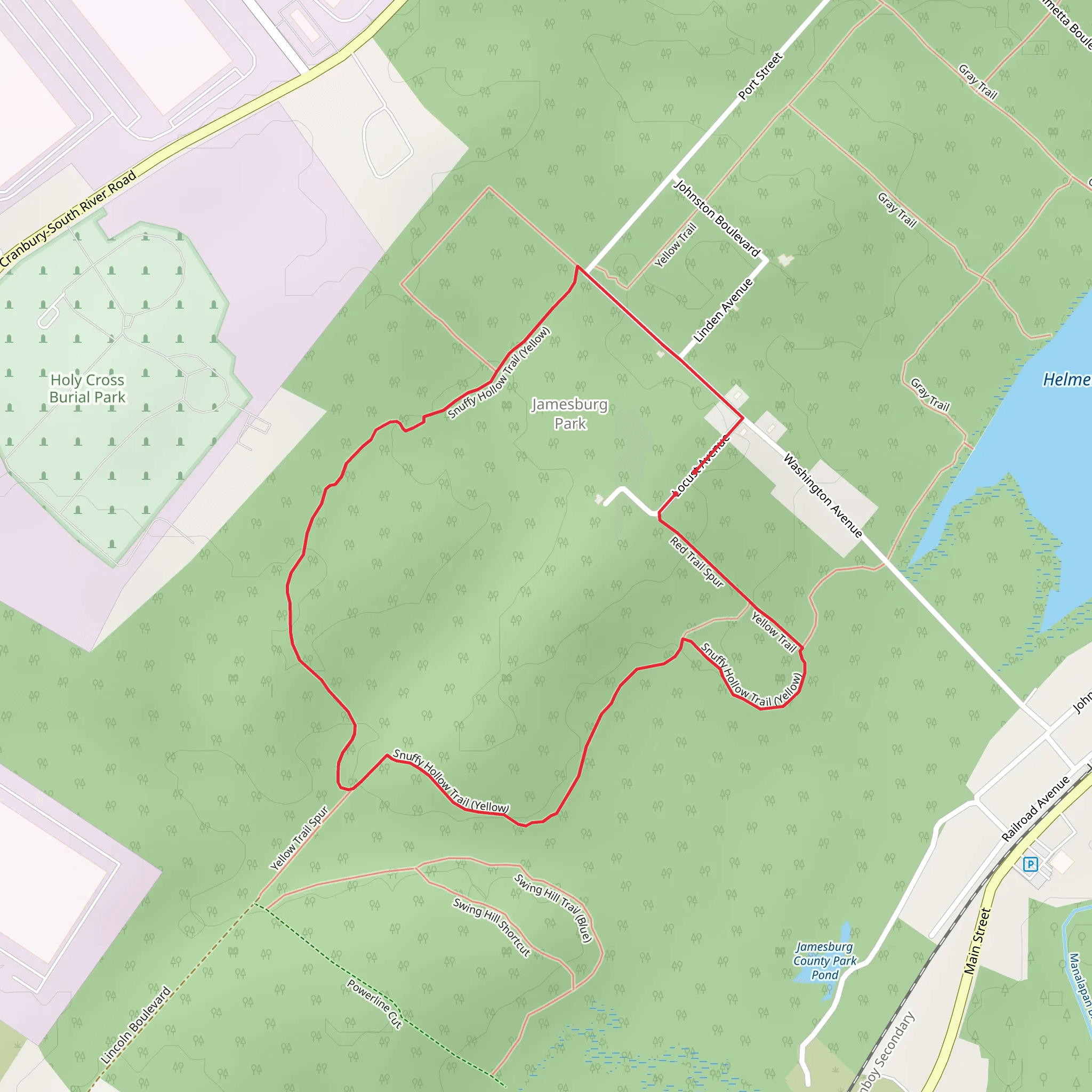 Red Trail SPur and Snuffy Hollow Loop Trail | Middlesex County | New