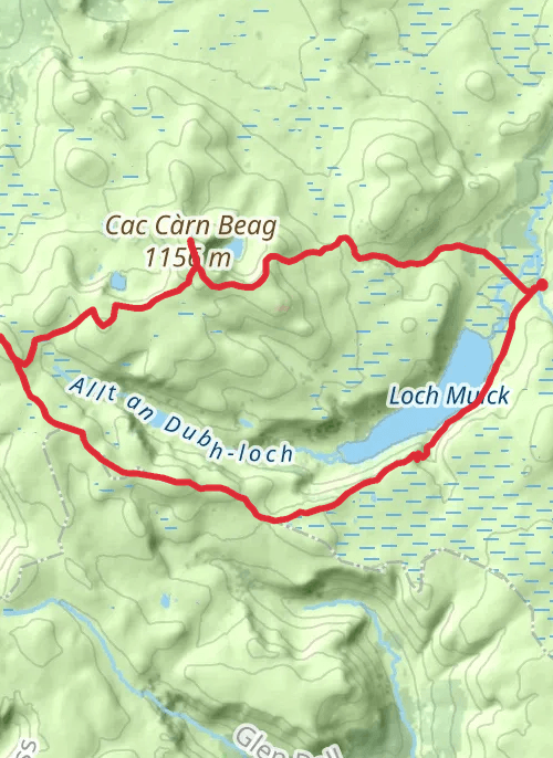 Aberdeenshire Hiking mobile static map