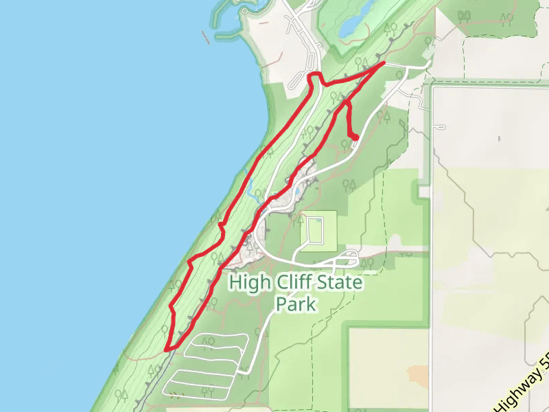 Lime-Kiln Trail and Indian Mound Trail