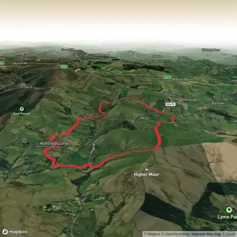 Hike from Kettleshulme via Sponds Hill and Saddle Cote
