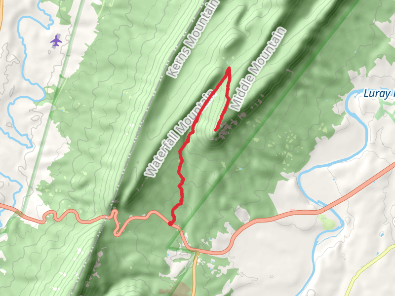 Strickler Knob via Massanutten Connector Trail