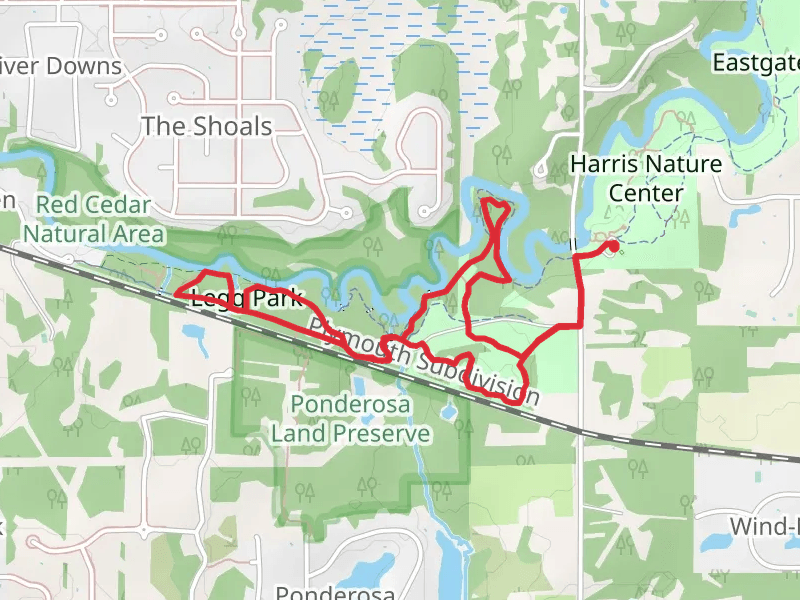 Red Cedar River and Legg Park Loop