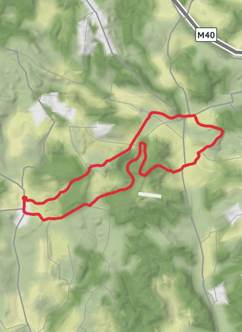 South Oxfordshire Walking mobile static map