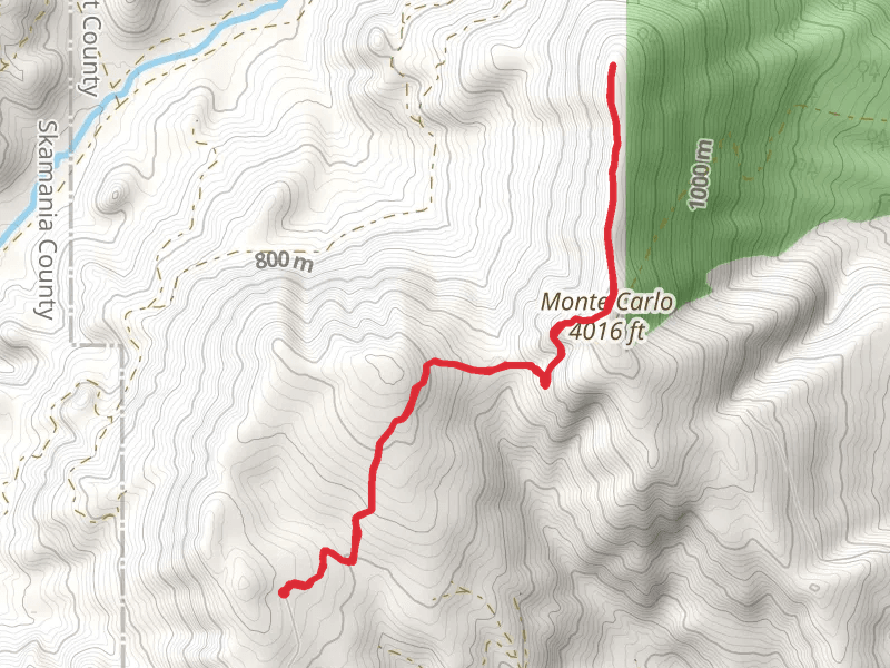 Monte Carlo via Buck Creek Trail