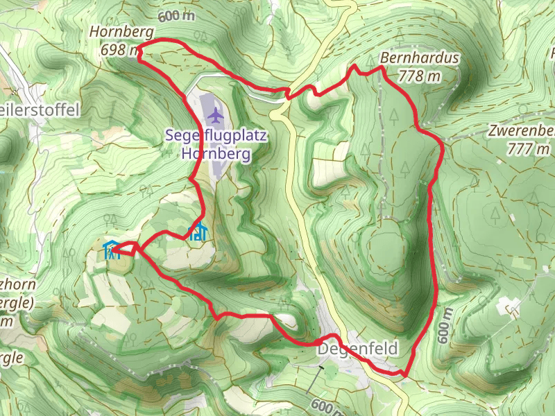 Kaltes Feld - Degenfeld and Glaubensweg C