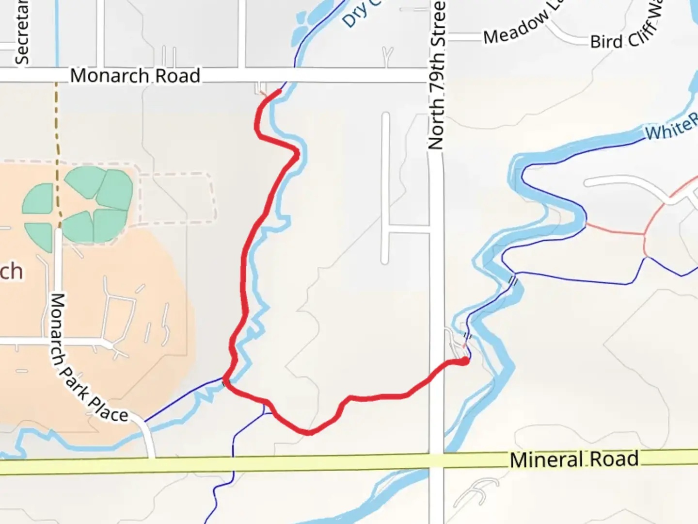 An image depicting the trail Niwot Trail and its surrounding area.