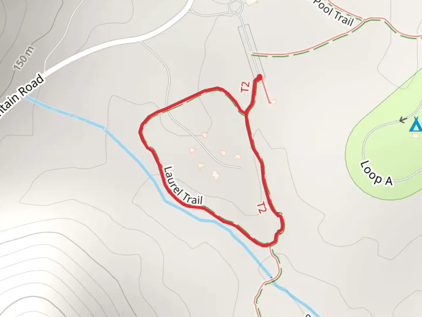 An image depicting the trail Laurel Loop Trail and its surrounding area.