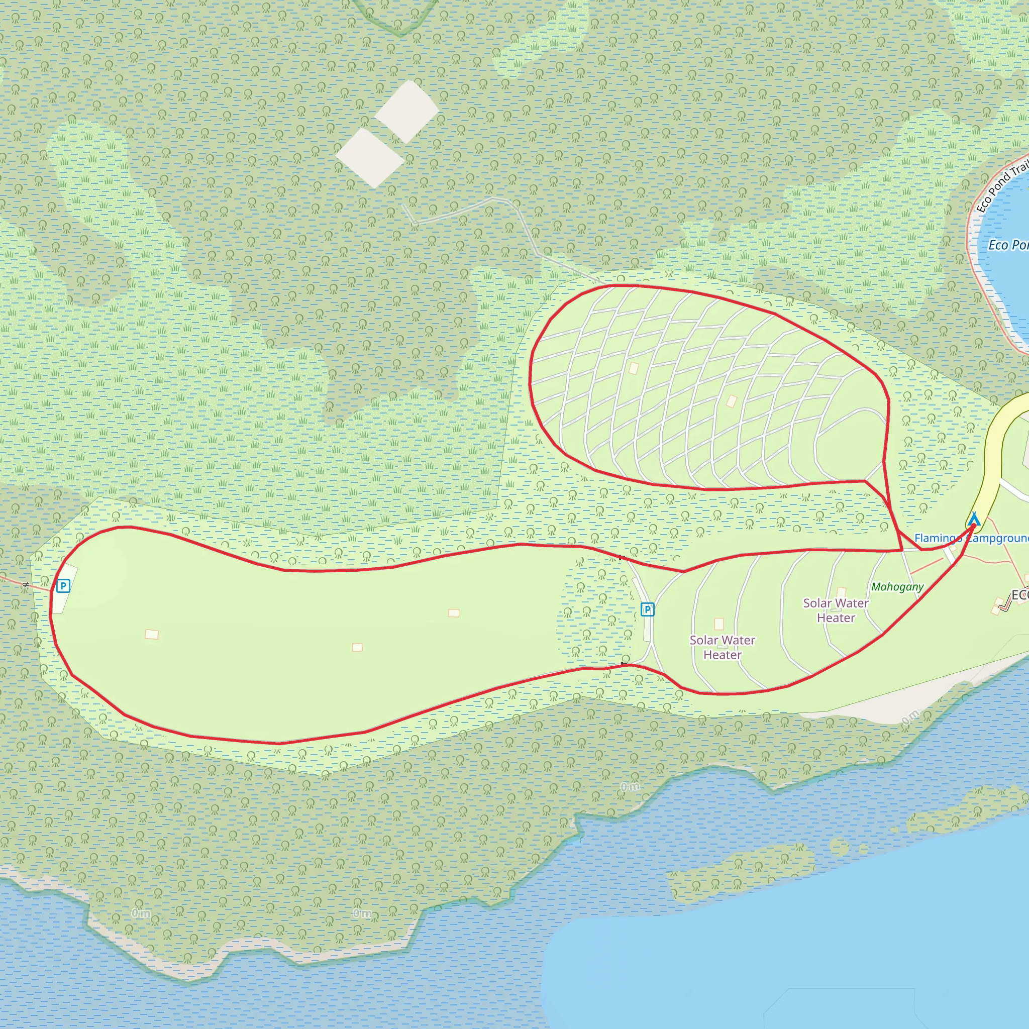 Flamingo Campground Loop mobile static map