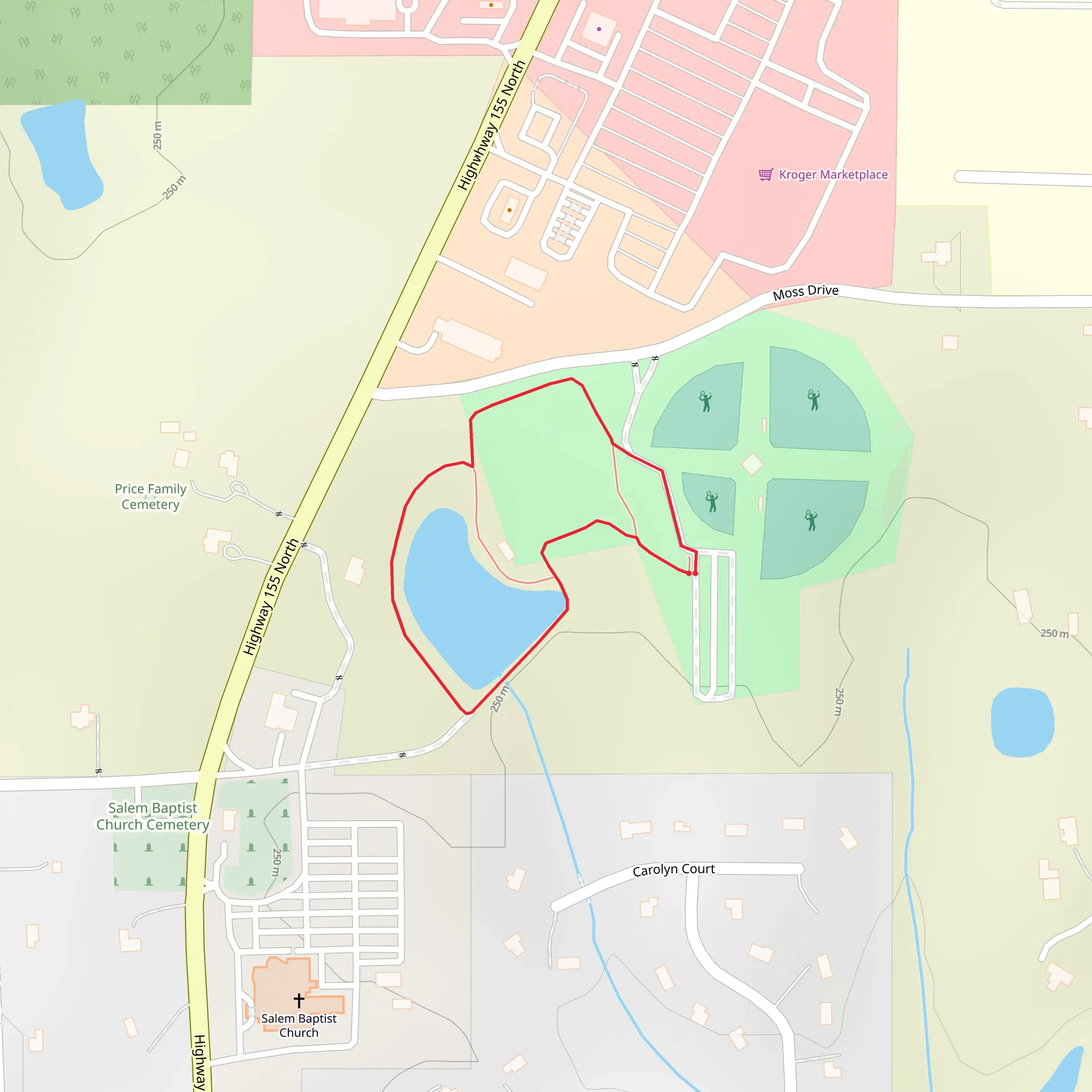 Decatur Road Loop mobile static map