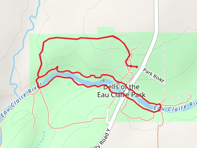 Ice Age Trail and Eau Claire River Loop