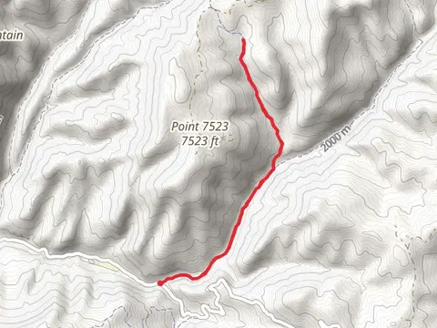 Wardsworth Canyon Trail and Dry Canyon Cutoff