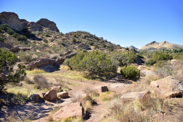 Escondido Falls Trail via Escondido Canyon Creek