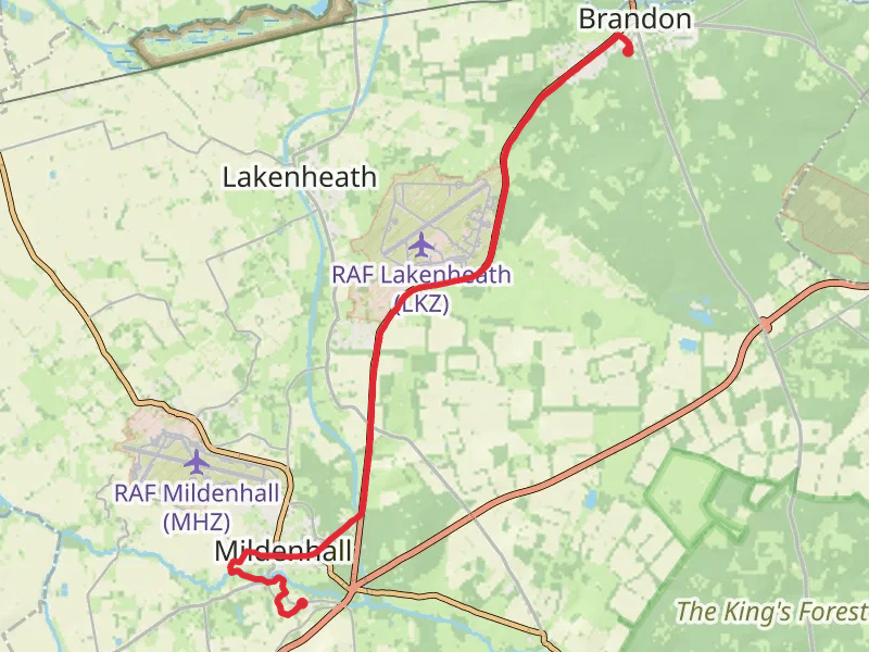 Hike on 5 mile circular Hike from Mildenhall thumbnail