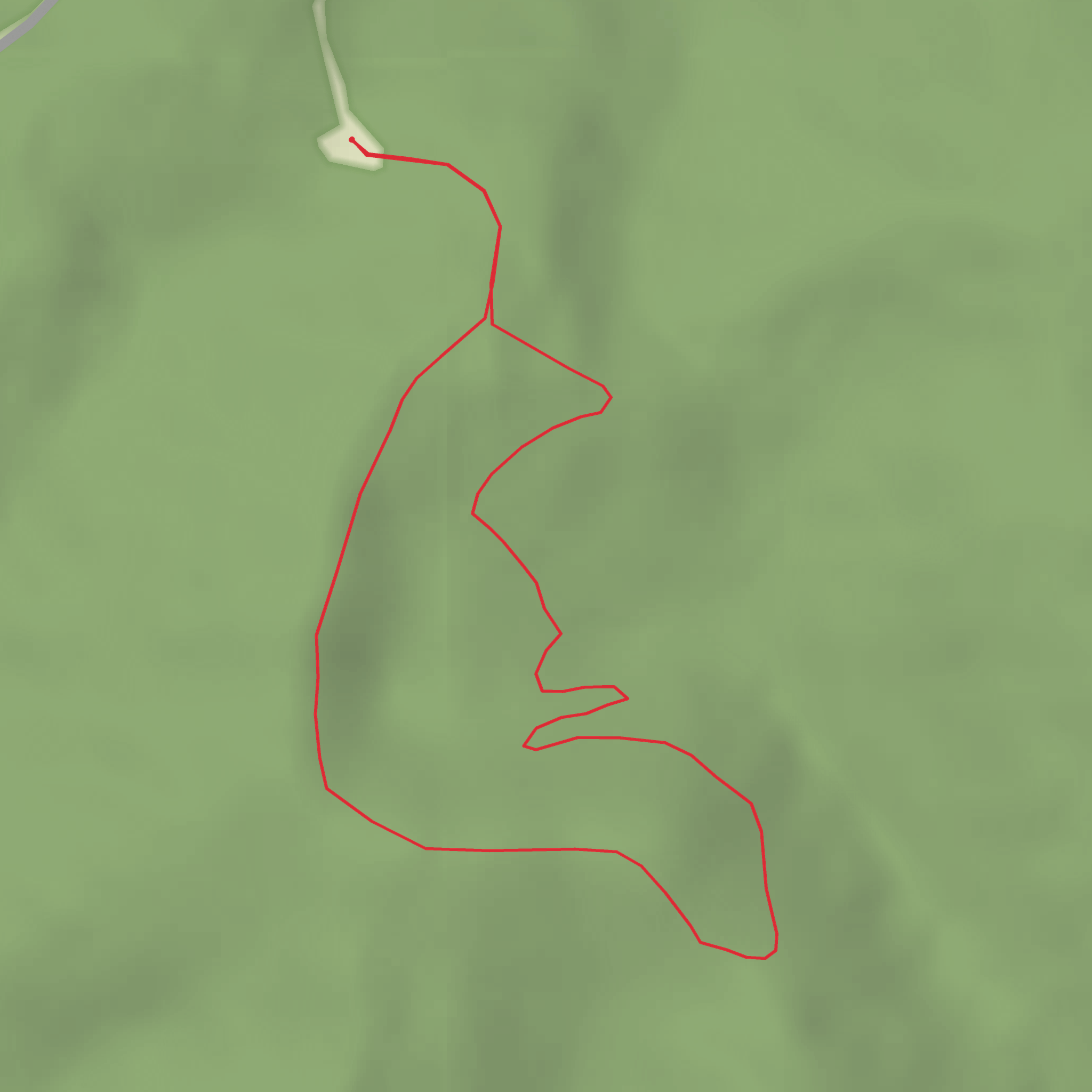 Pettigrew Trail mobile static map