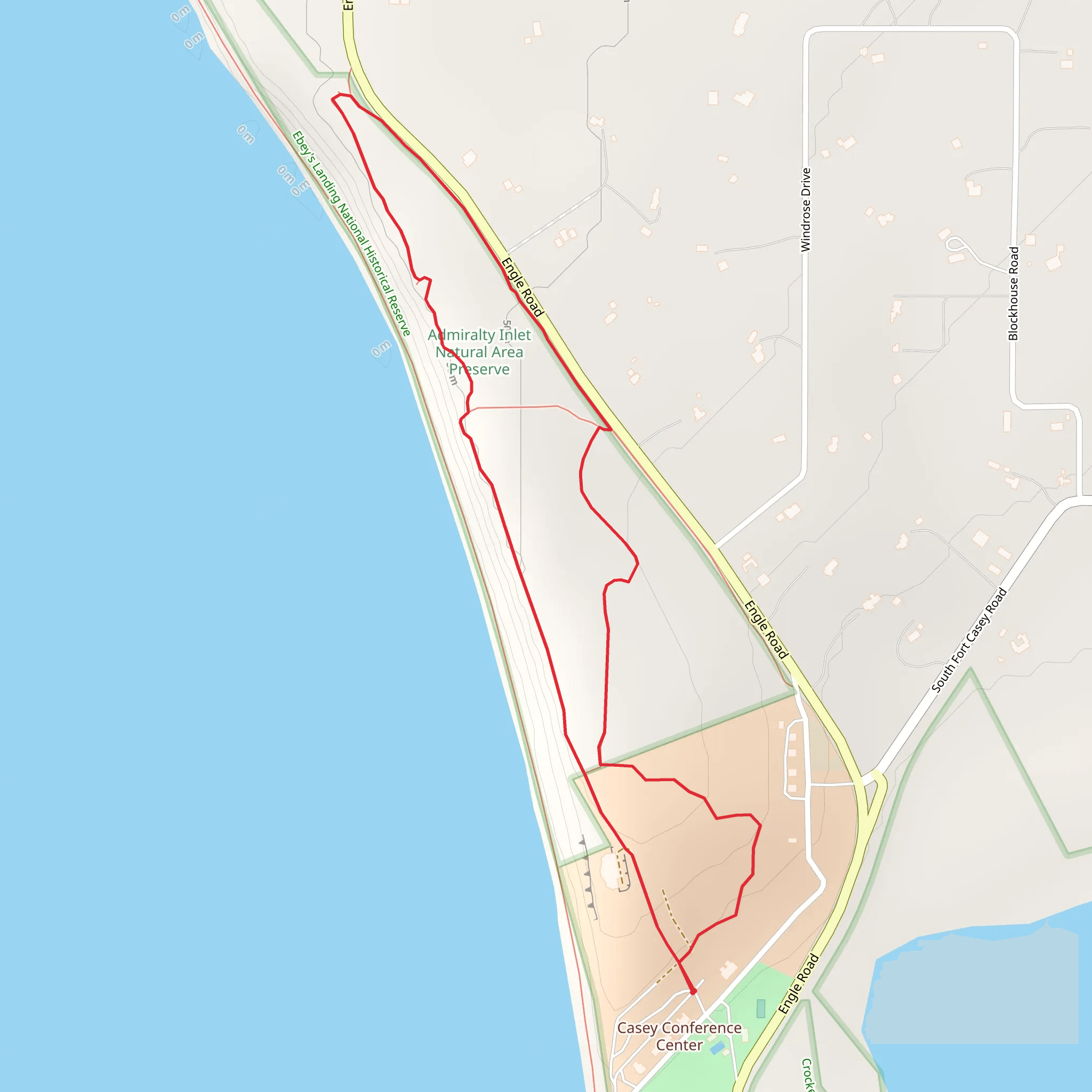 Admiralty Inlet Natural Area Preserve Loop mobile static map