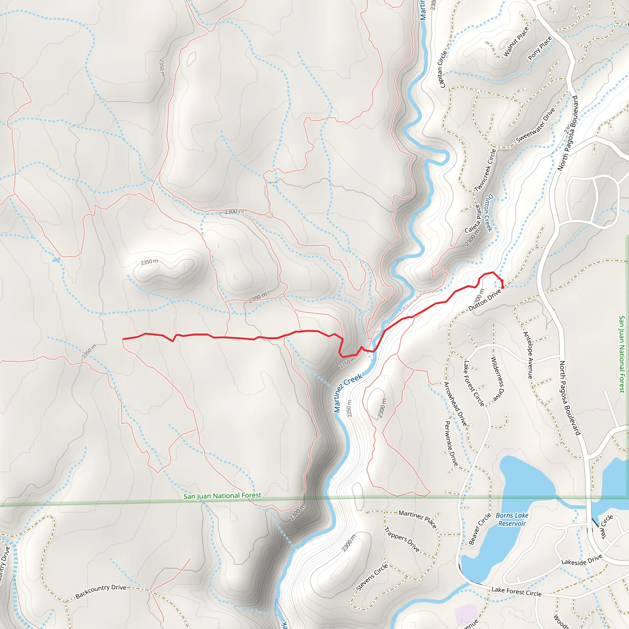Powerline Trail mobile static map
