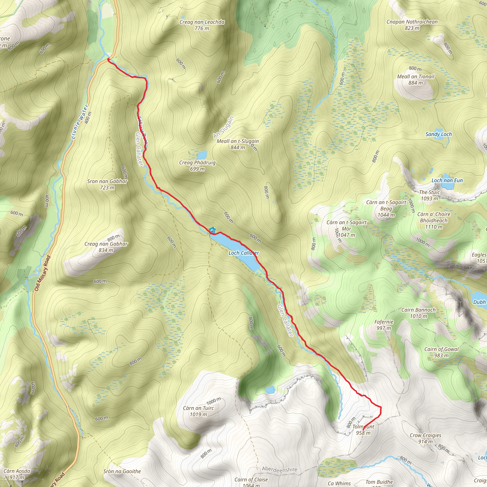 Tolmount mobile static map