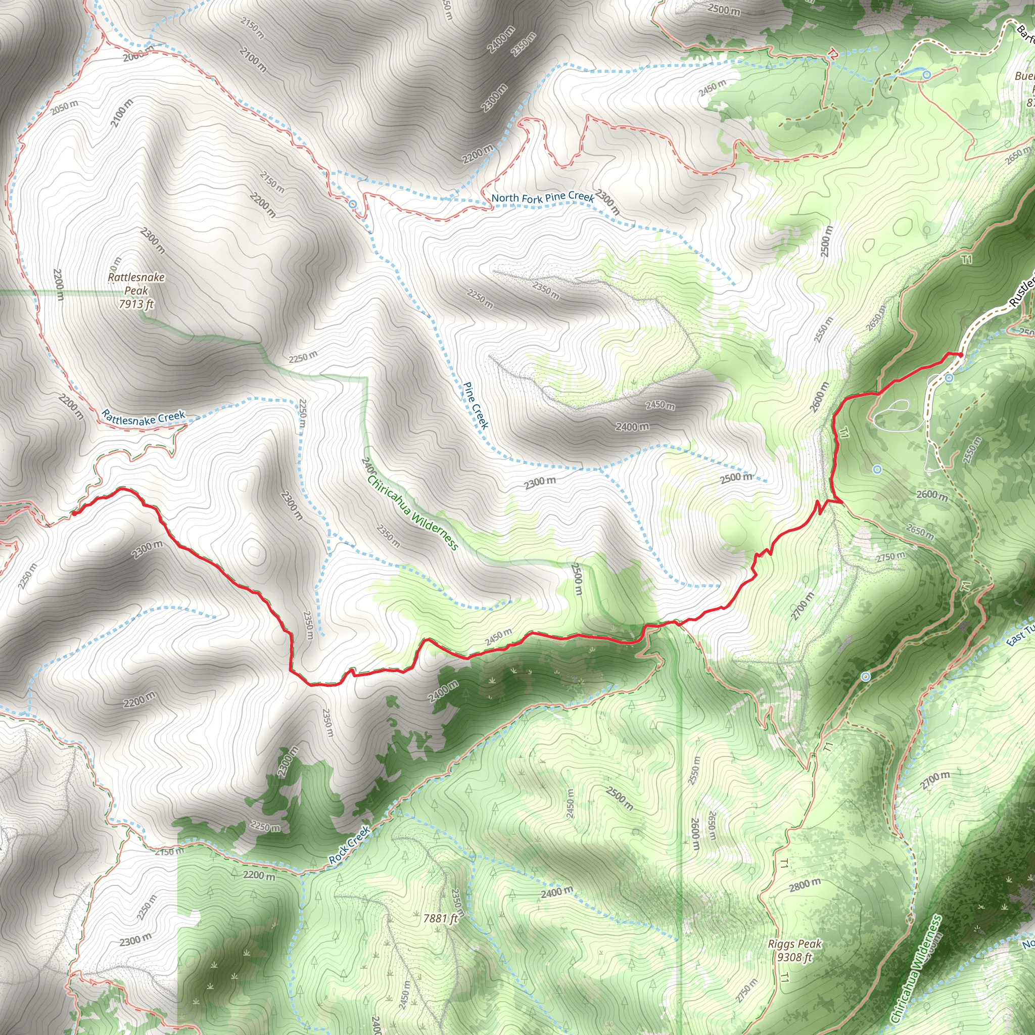 Bootlegger Trail mobile static map
