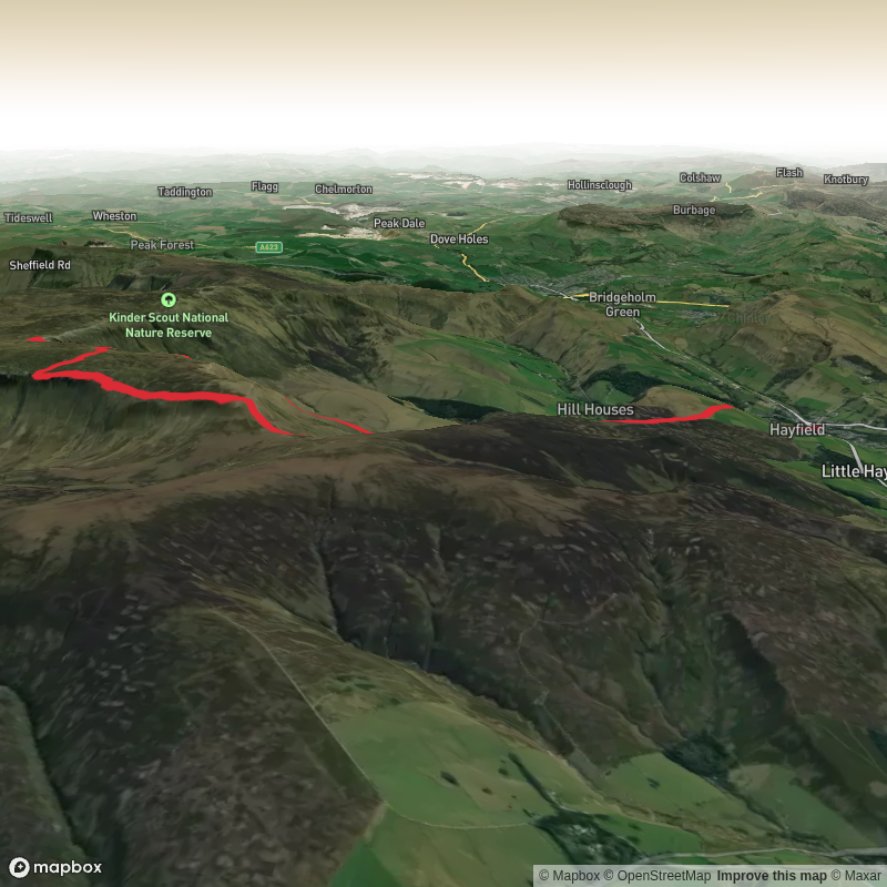 Hayfield to Kinder Downfall
