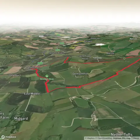 Denholm Dean, Ruber's Law, Black Dod and Denholmhill Wood Loop