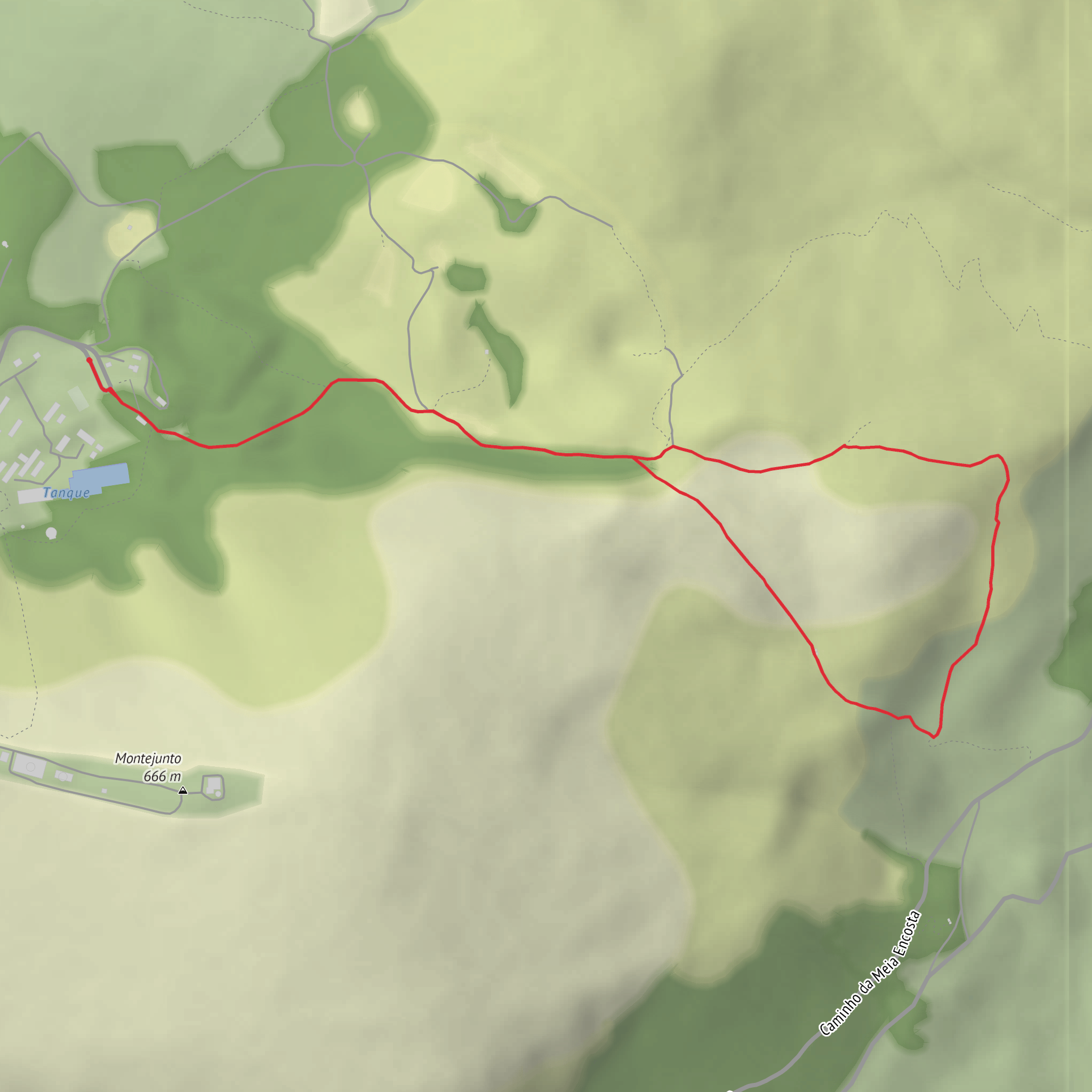 Trilho da Bomba - Montejunto mobile static map