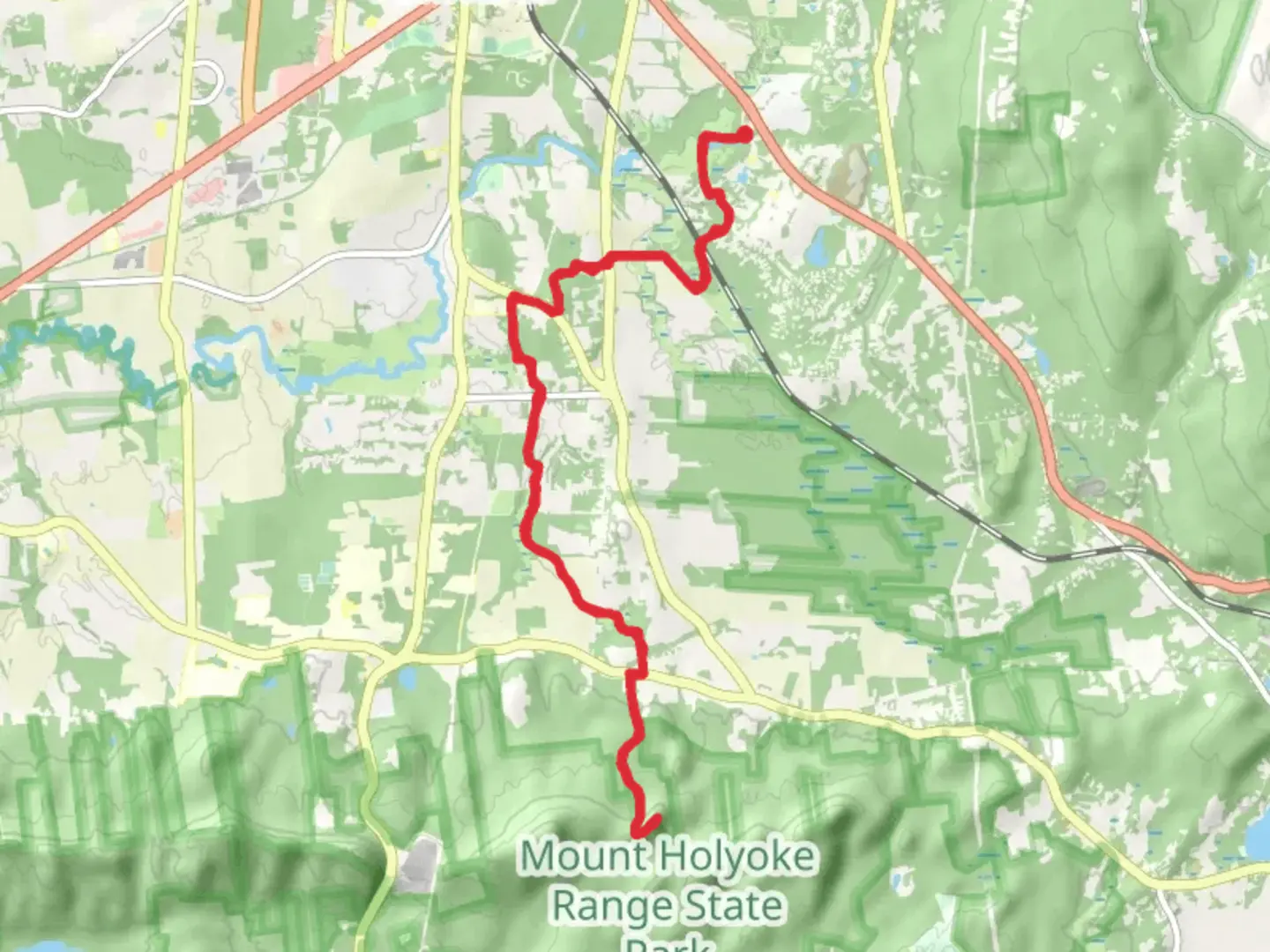 An image depicting the trail Mount Castor and its surrounding area.