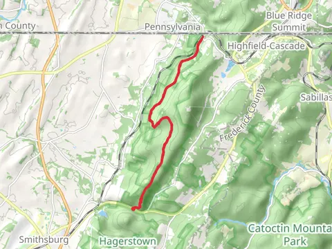 Appalachian Trail from Raven Rock Road