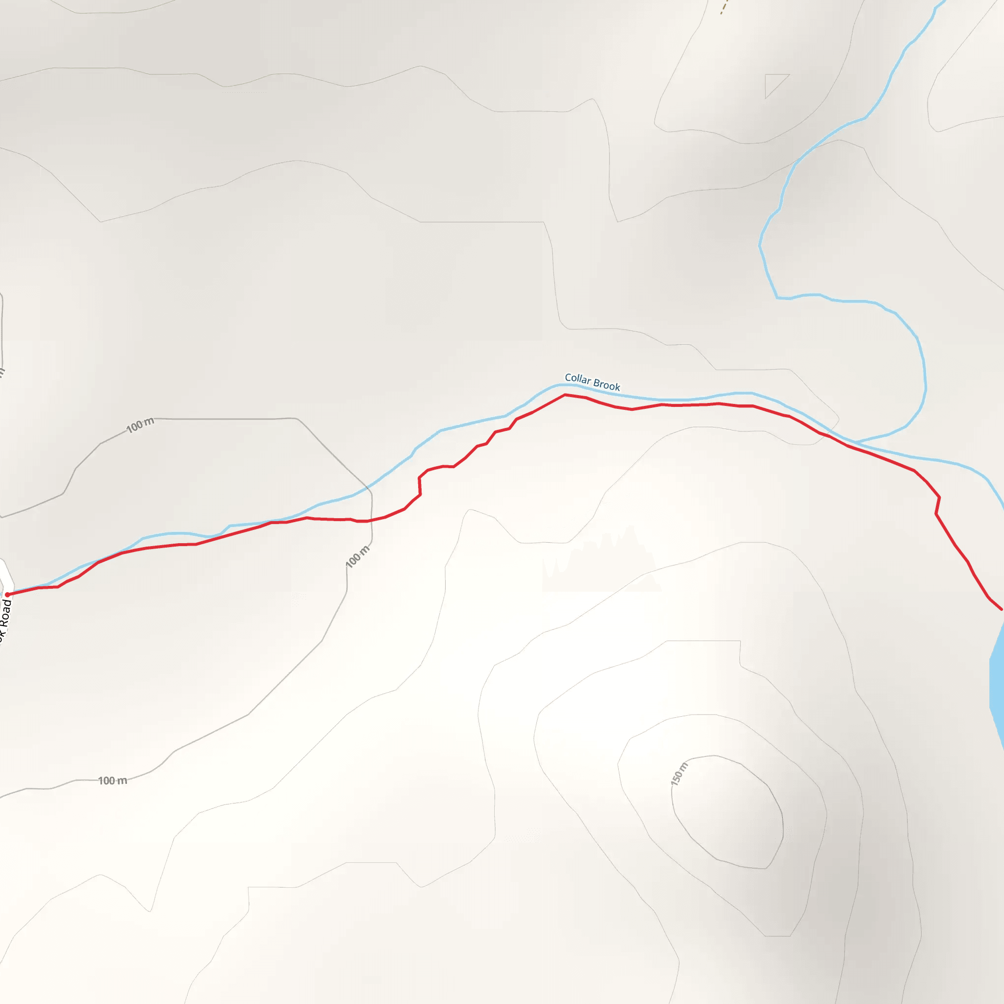 Rift Pond Trail mobile static map