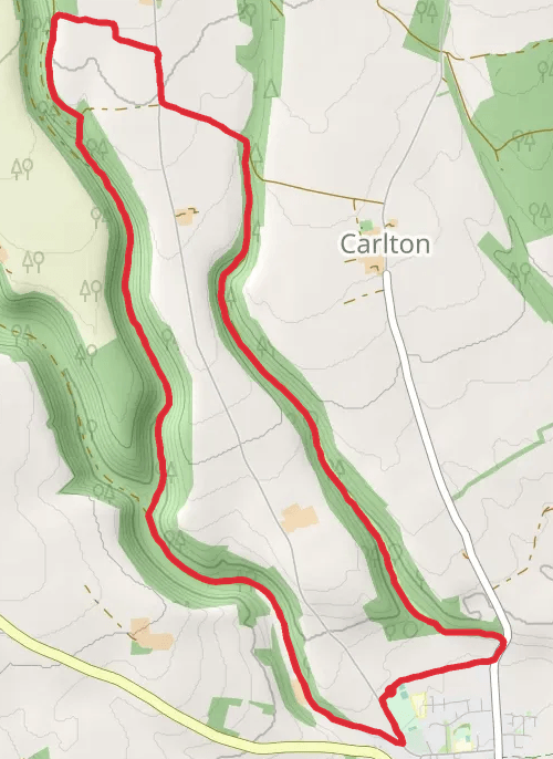 Helmsley 2 Dales circular mobile static map