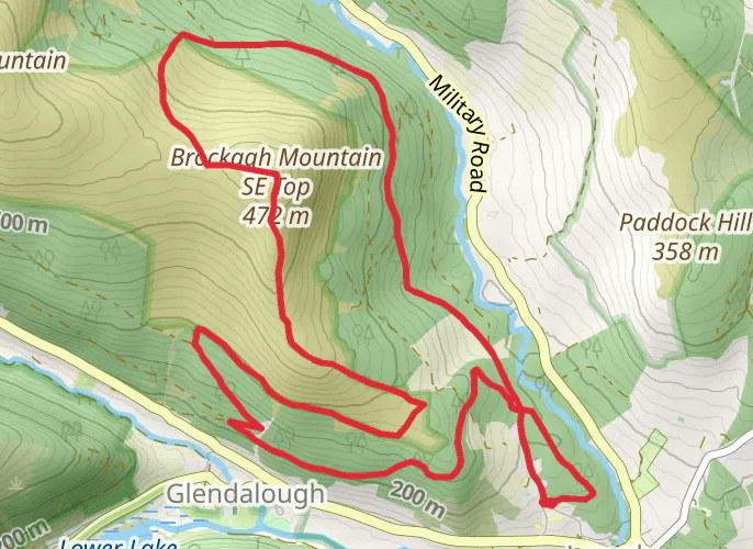 Brockagh Loop mobile static map