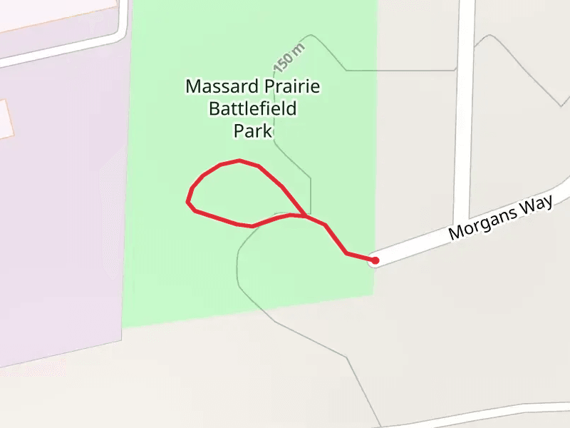 Massard Prairie Battlefield Loop Trail