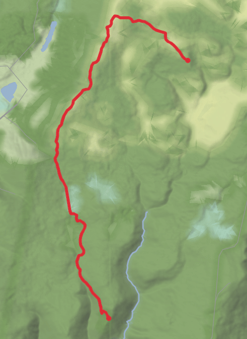 dolly sods day 2 mobile static map
