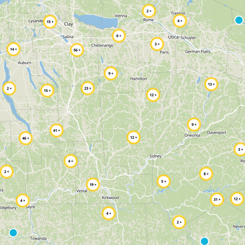 Chenango County Static Map