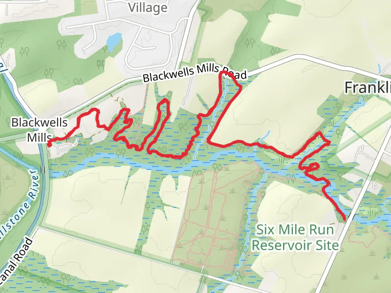 Six Mile Run - Blue Trail