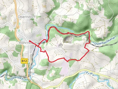 Unterer Goldener Steig and Muehlen bei Roehrnbach