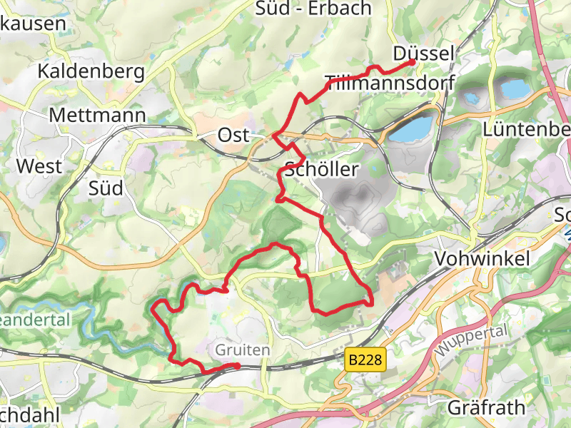 Gruiten to Dussel Walk