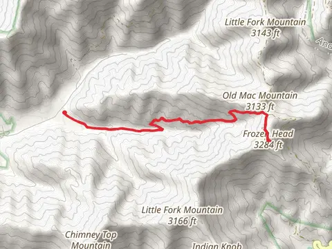 Frozen Head via South Old Mac Trail