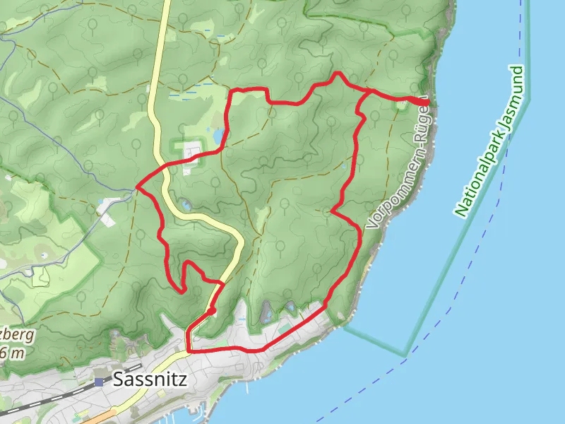 UNESCO-Weltnaturerbe and Wissower Klinken Loop